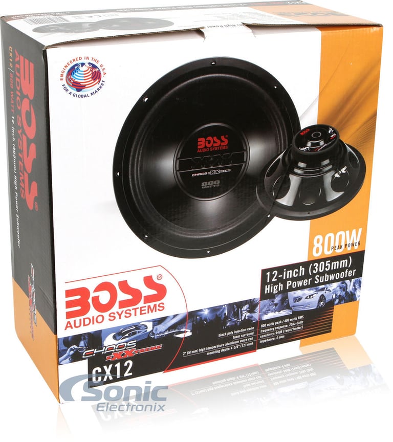 800 Watt Peak 12" Subwoofer + Amplifier Bass Bundle Image 14