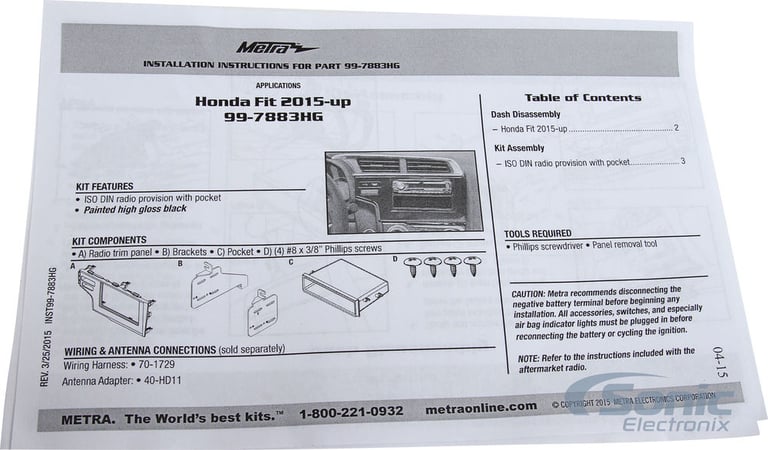 Metra 99-7883HG Dash Kit Image 5