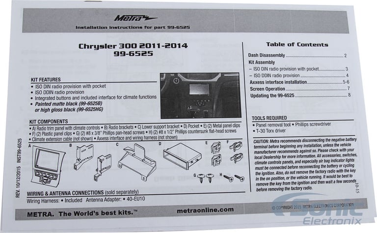 Metra 99-6525HG Dash Kit Image 12