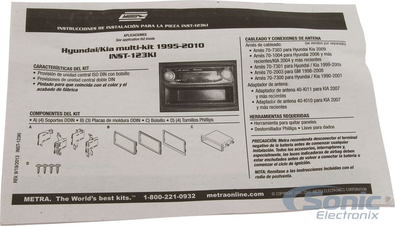 Metra 99-7358 Dash Kit Image 8