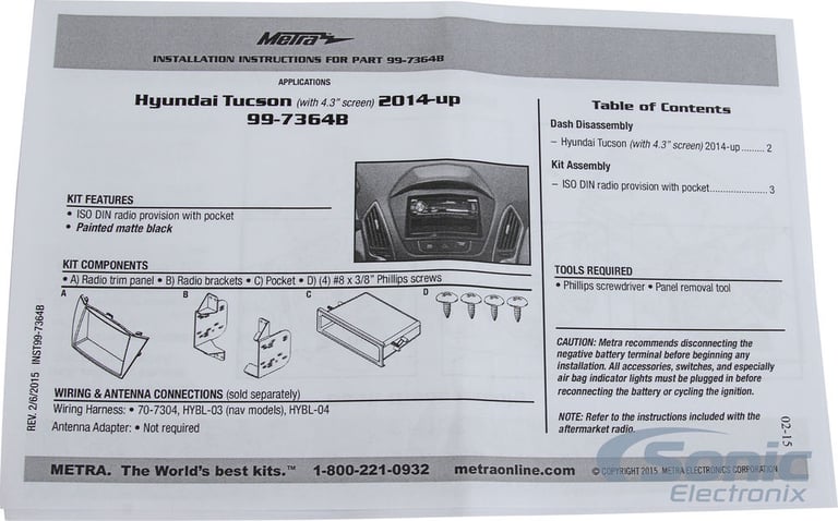 Metra 99-7364B Dash Kit Image 5