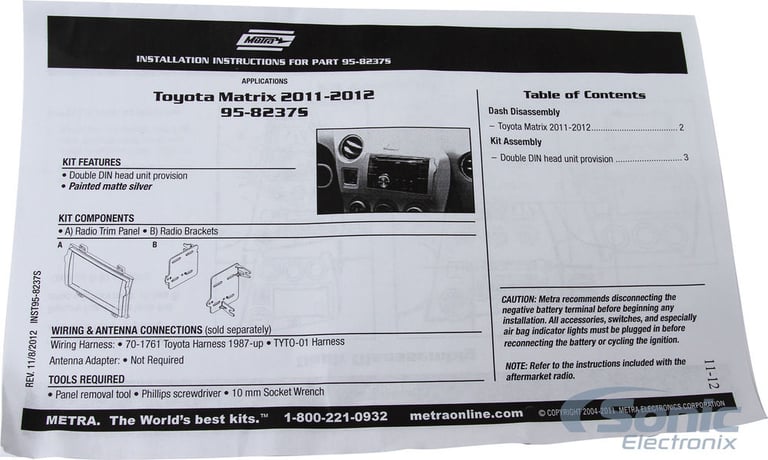 Metra 95-8237S Dash Kit Image 4