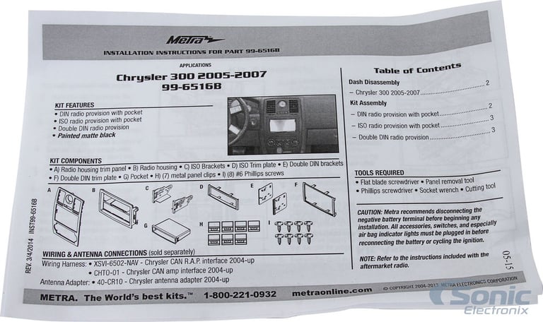 Metra 99-6516B Dash Kit Image 7