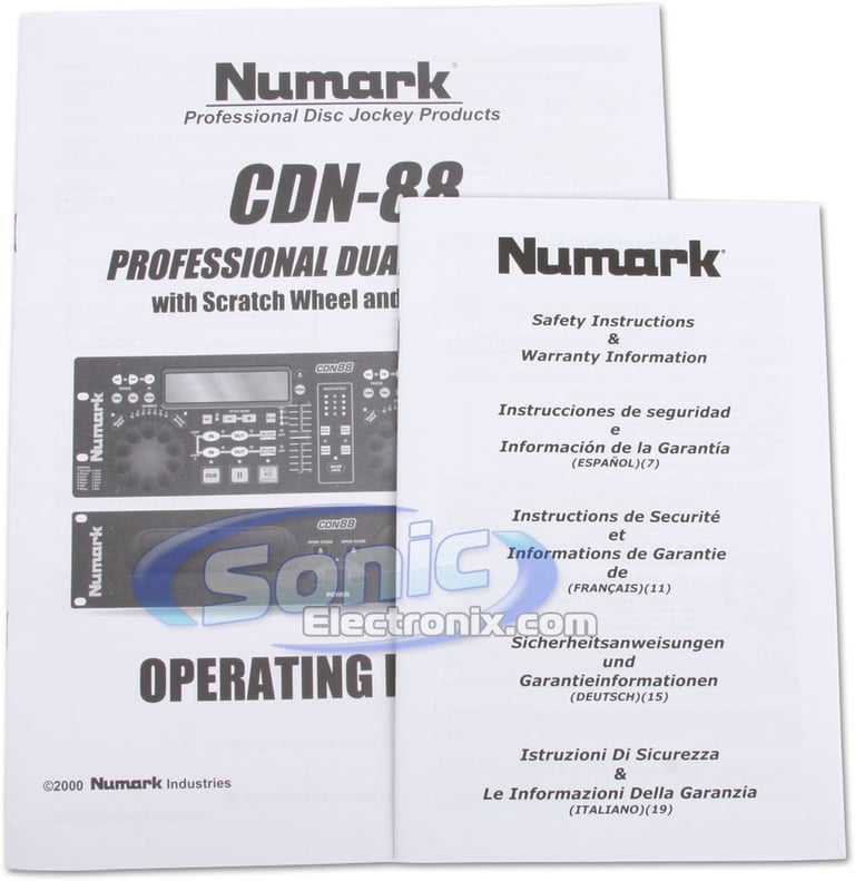 Numark CDN88 Image 11