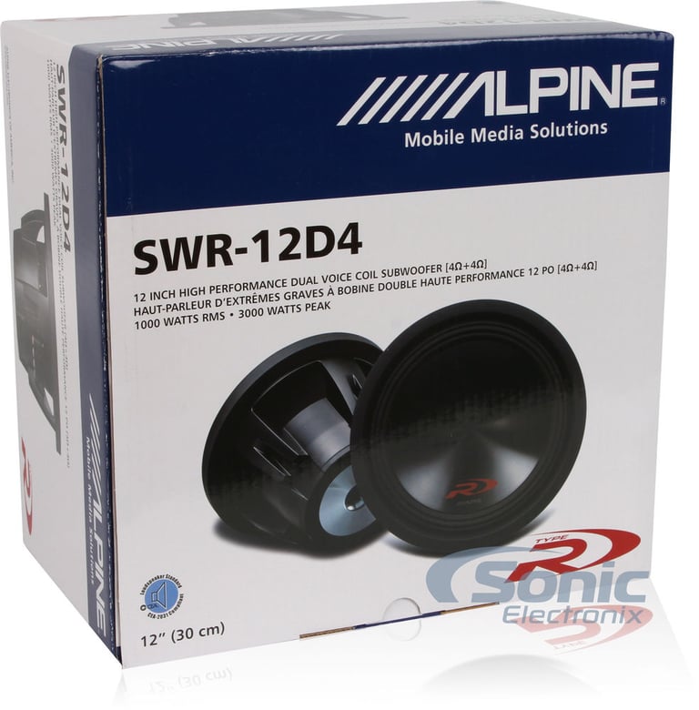 12" Alpine Type-R + JBL Monoblock Amplifier Image 13