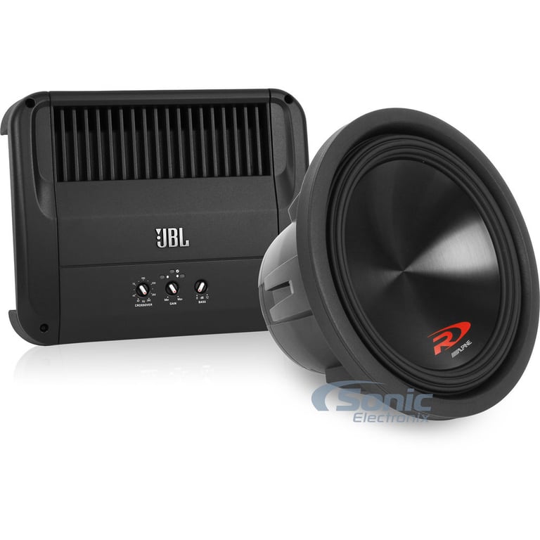 12" Alpine Type-R + JBL Monoblock Amplifier Image 1