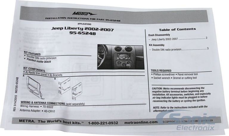 Metra 95-6524B Dash Kit Image 4