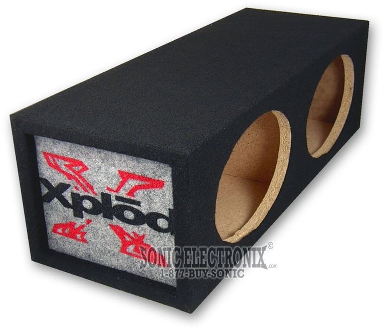 Dual 6" x 9" Box with Sony Xplod Logos Image 1