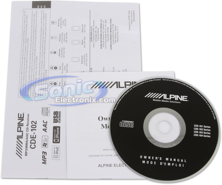 Alpine CDE-102 Image 6