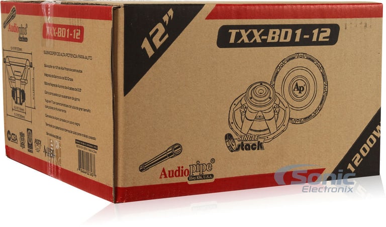 Audiopipe TXX-BD1-12 OPEN BOX COMPLETE Image 5