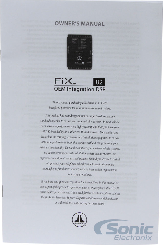 JL Audio FiX-82 (Like New (Open Box)) Image 7