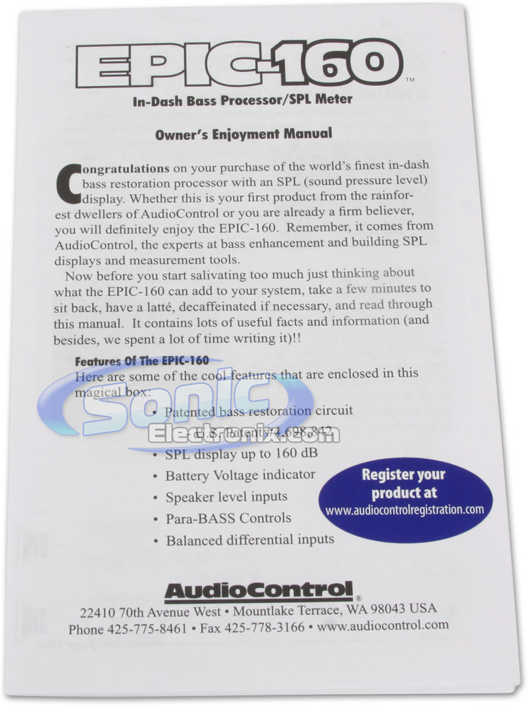AudioControl EPIC-160 Image 4