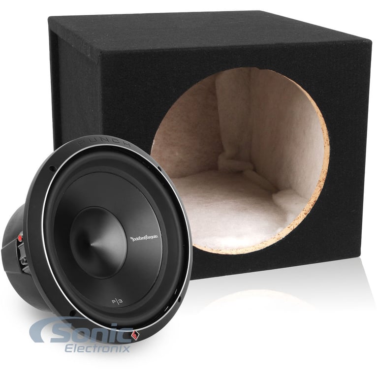 12" Rockford Fosgate P3D4-12 Subwoofer +Sealed Enclosure Image 1