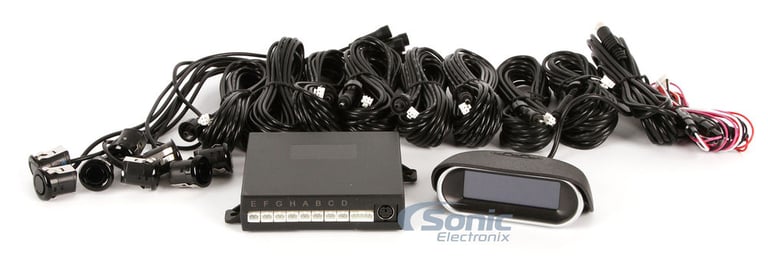 Crimestopper Front and Rear Parking Assist System with LCD (CA-5020) Image 1