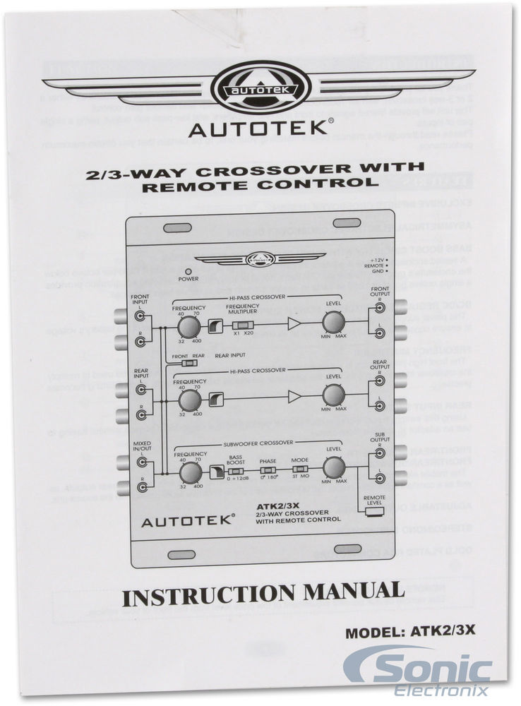 Autotek ATK2/3X Image 7
