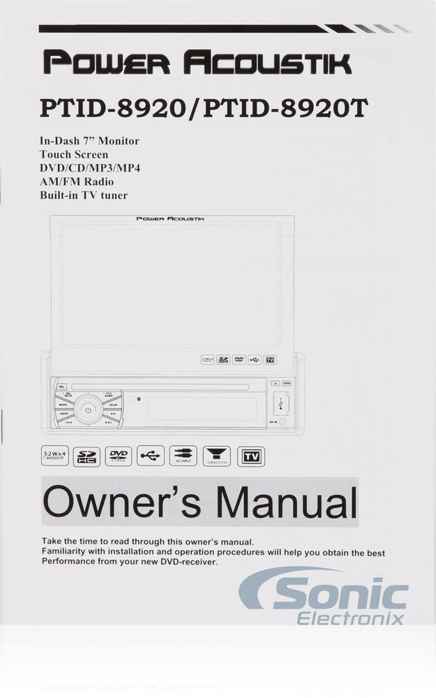 Power Acoustik PTID-8920 Image 11