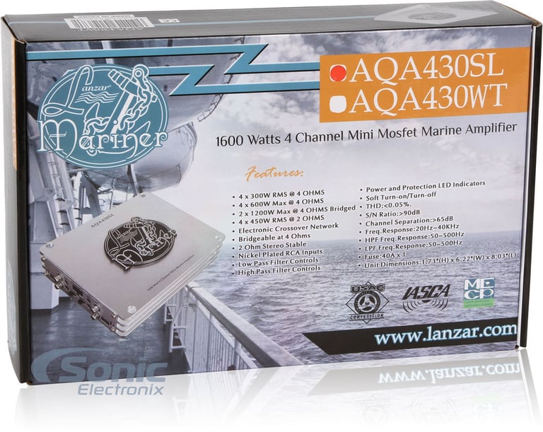 Lanzar AQA430SL (Silver) Image 6