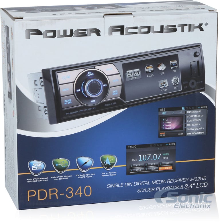 Power Acoustik PDR-340 Image 10