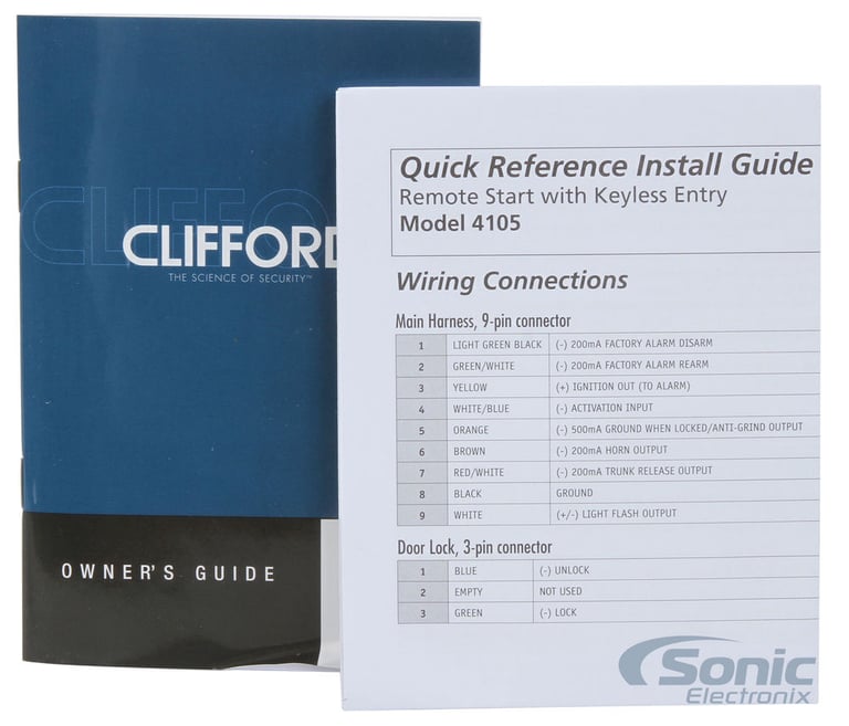 Clifford 4105X + Windshield Washer Heater Image 9