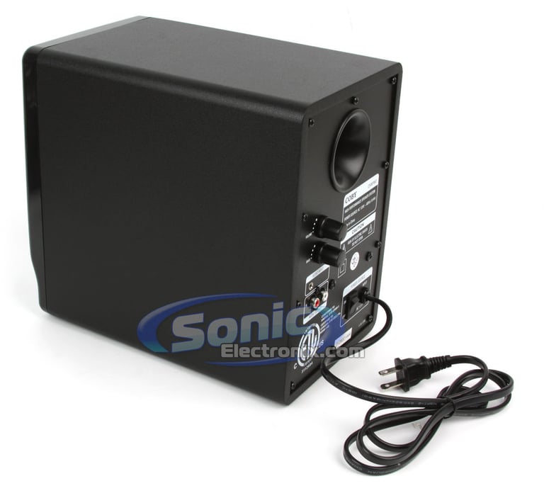 Coby CSMP80 (CS-MP80) 100-Watt High Performance 2.1 MP3 Speaker Image 3