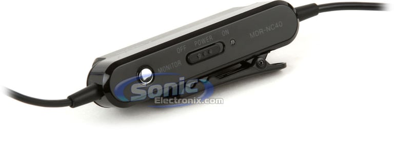 Sony MDR-NC40 (MDRNC40) Lightweight Noise Canceling Headphones Image 3