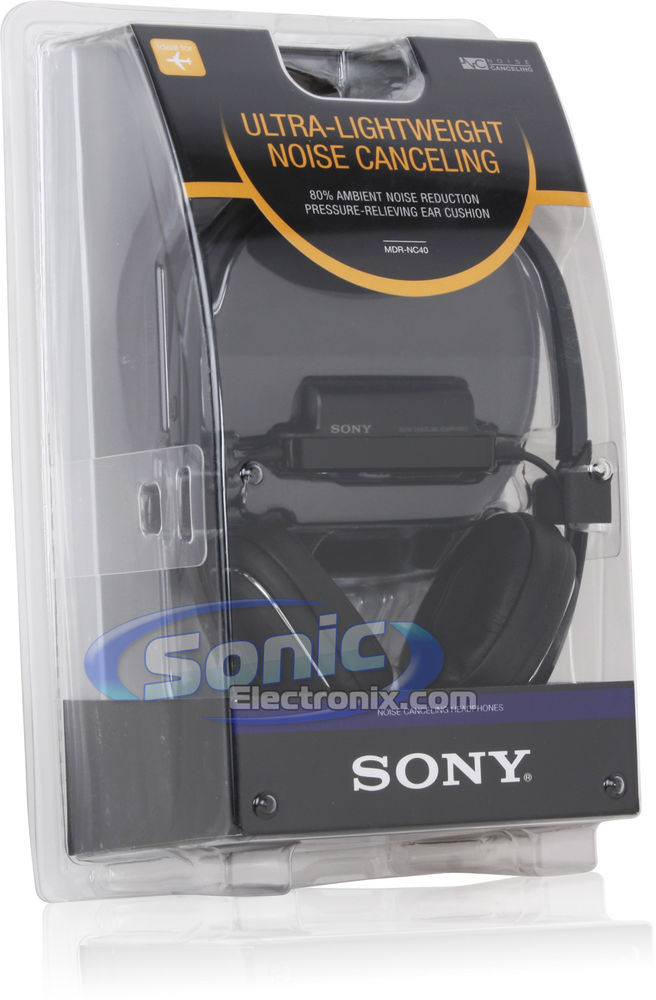 Sony MDR-NC40 (MDRNC40) Lightweight Noise Canceling Headphones Image 4