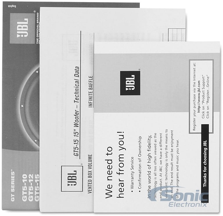 JBL GT5-15 - Open Box, Good Condition (Used) Image 6