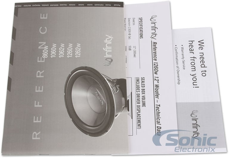 Infinity Reference 1260W Open Box Image 4