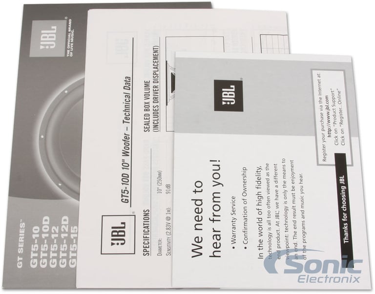 JBL GT5-10D Image 5