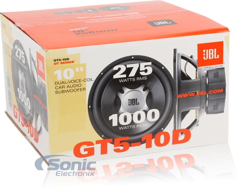 JBL GT5-10D (Open Box, Complete) Image 6