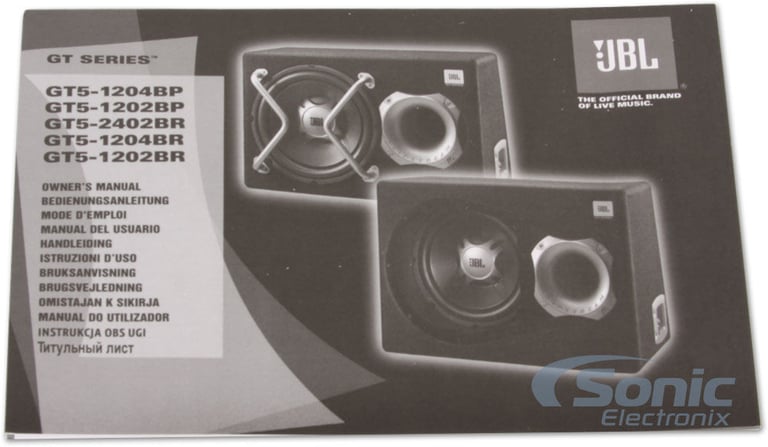 JBL GT5-1202BR Open Box Complete Image 4