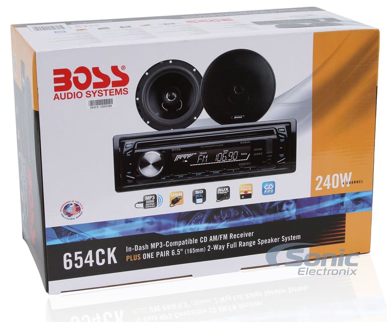 Boss In-Dash Car Stereo w/ 6.5" Speakers Image 12