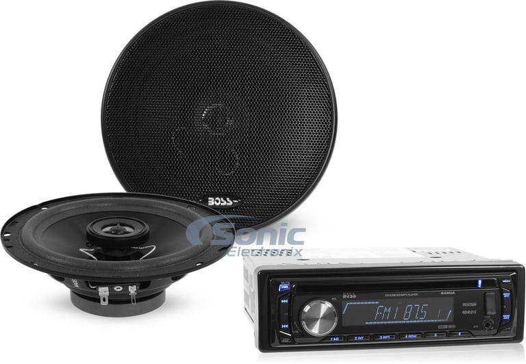 Boss In-Dash Car Stereo w/ 6.5" Speakers Image 1