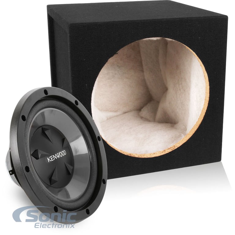Kenwood KFC-W112S 800W Car Subwoofer + Sealed Box (12" Bass Package) Image 1