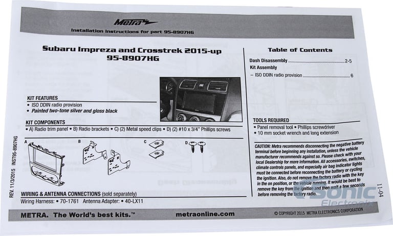 Metra 95-8907HG Dash Kit Image 4