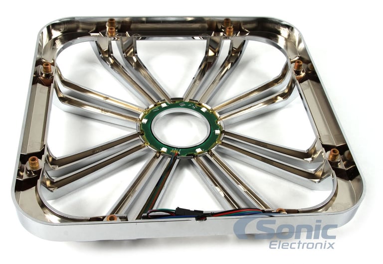 Kicker L712GLCR Chrome LED Grille for 12" L7 (11L712GL) Image 2