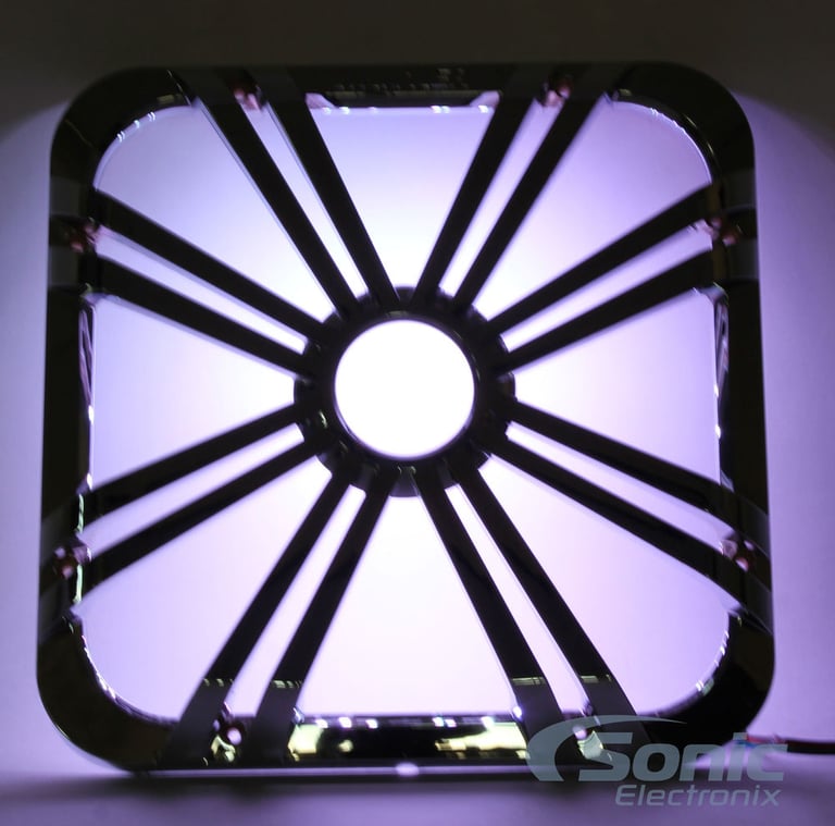 Kicker L712GLCR Chrome LED Grille for 12" L7 (11L712GL) Image 6