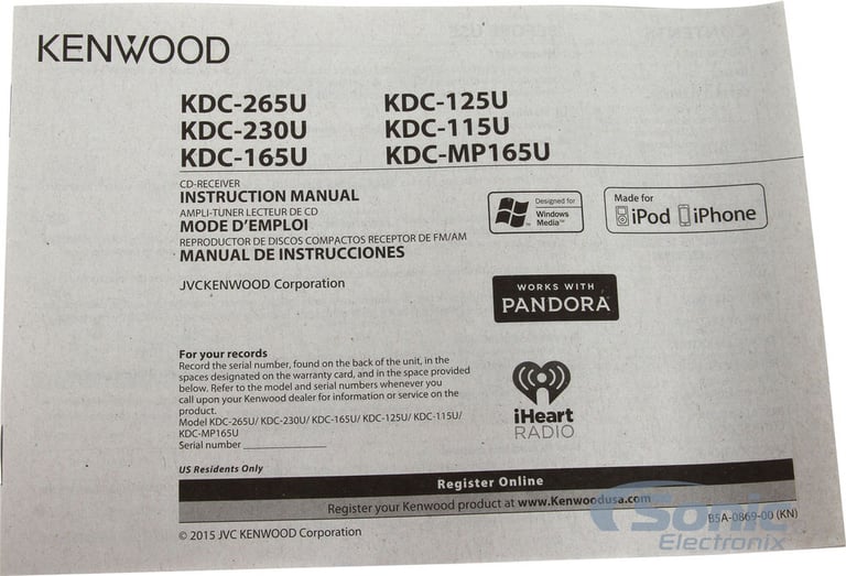 Kenwood KDC-125U Image 6