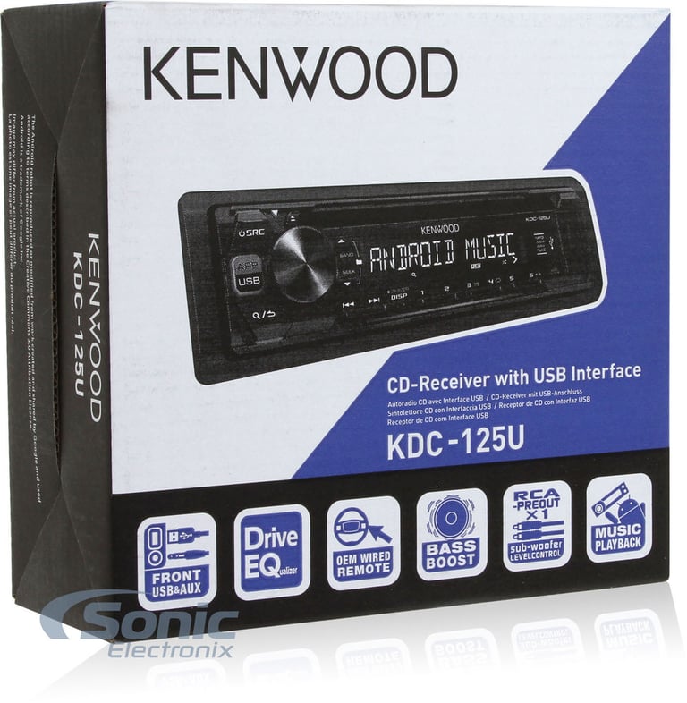 Kenwood KDC-125U Image 8