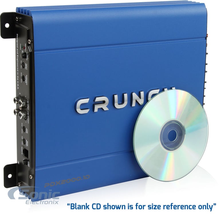 Crunch 1-ohm Stable Class D Monoblock - PDX-2000.1D Image 2