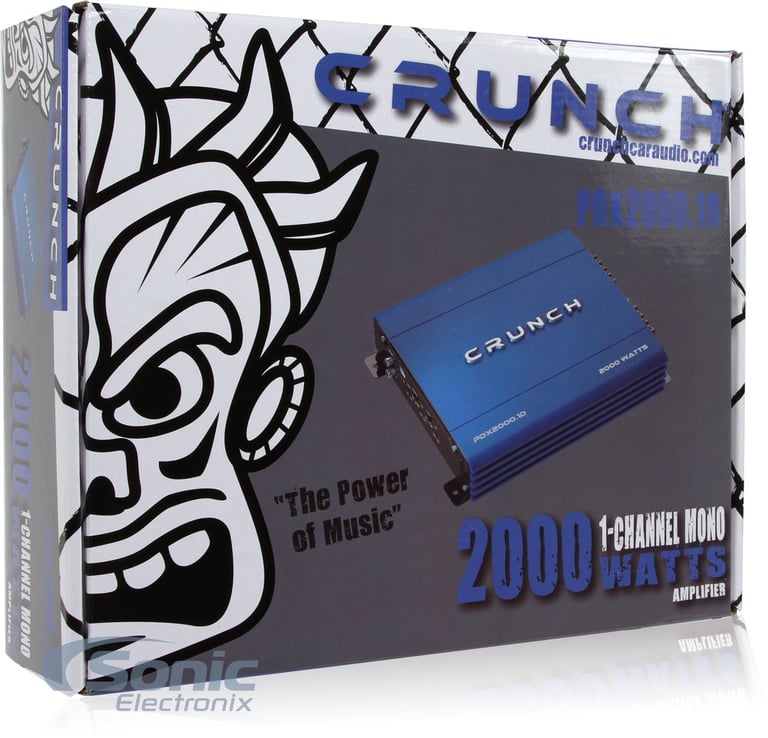 Crunch 1-ohm Stable Class D Monoblock - PDX-2000.1D Image 8