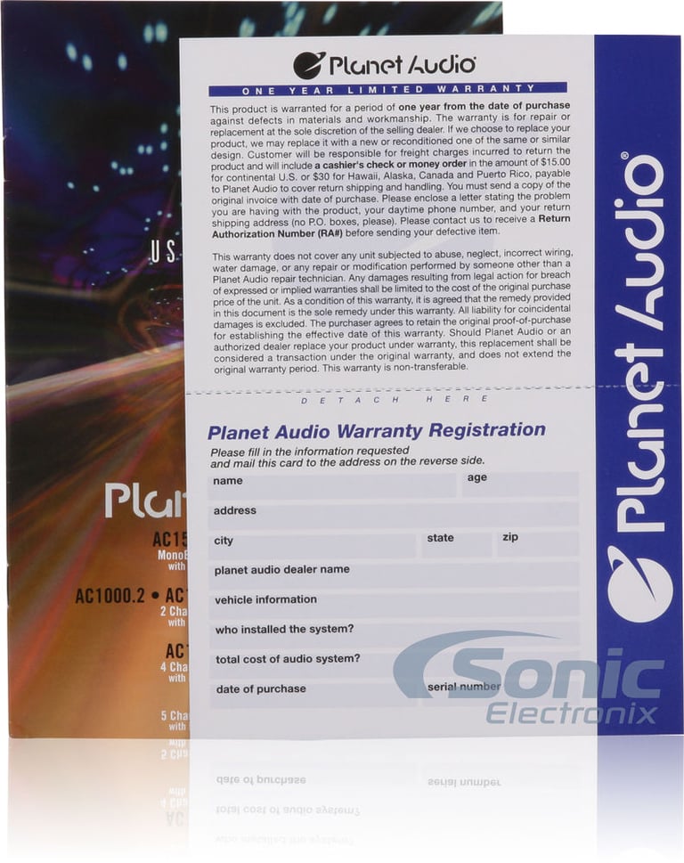 Planet Audio AC1500.1M + Pair of  TQ12S Image 9