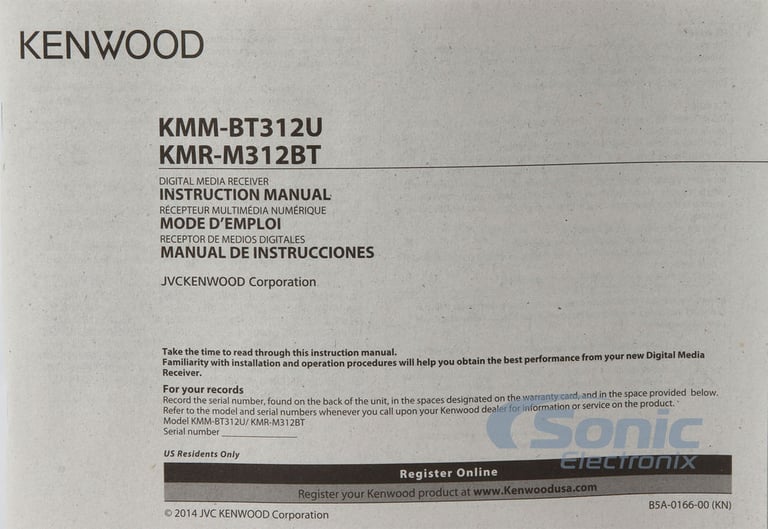 Kenwood KMM-BT312U LIKE NEW DAMAGED PACKAGING Image 21