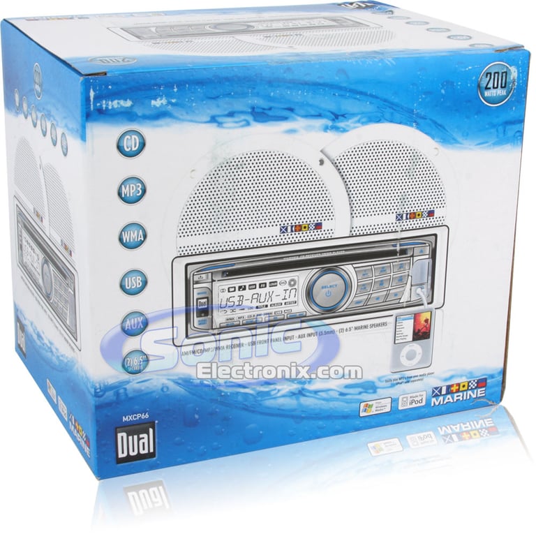 Dual MXCP66 (Marine Combo: Head Unit + 6-1/2" Speakers) Image 15