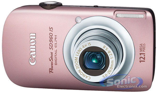 Canon PowerShot SD 960 IS Digital ELPH (Pink) Image 1