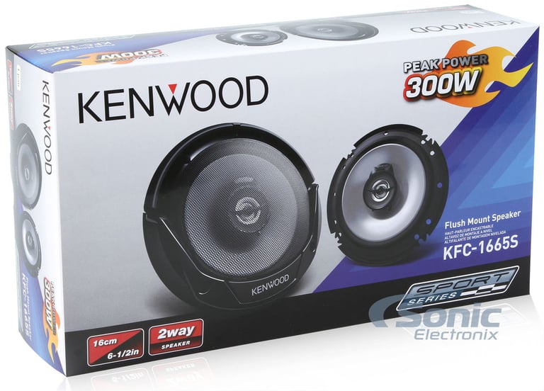 Two Pairs of Kenwood KFC-1665S Image 9