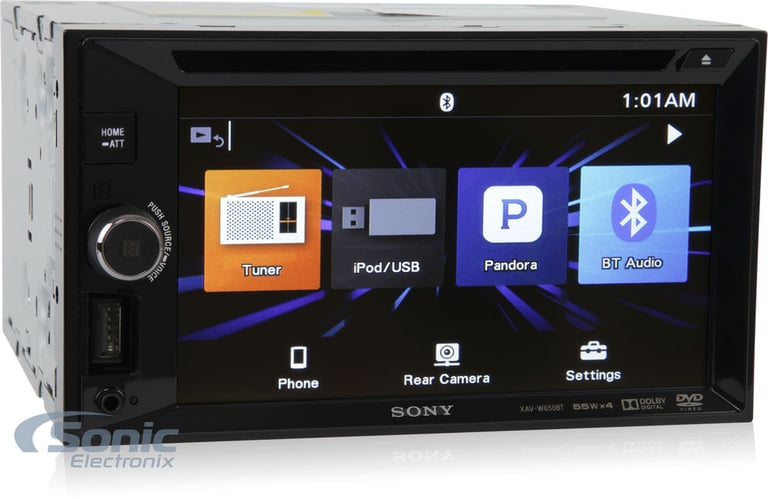 Sony XAV-W650BT Complete/Missing - Open Box, Acceptable Condition (Used) Image 2