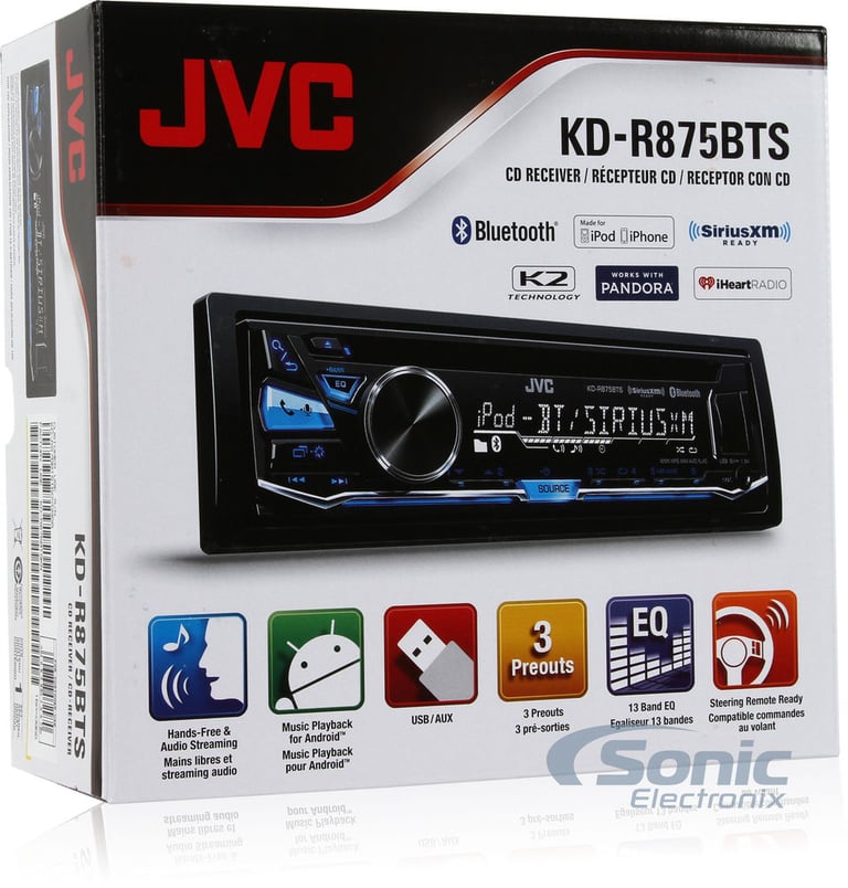 JVC Arsenal KD-R875BTS Image 11