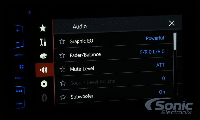 Pioneer AVH-X3800BHS Image 17