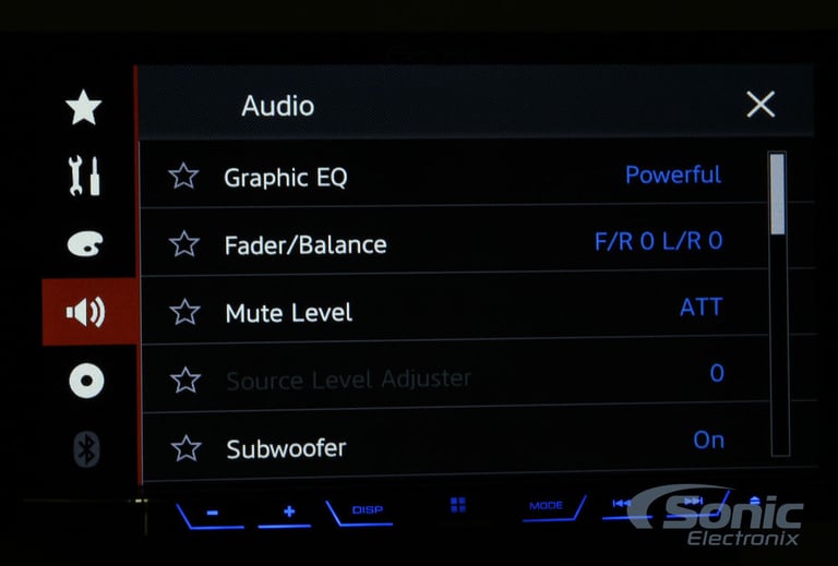 Pioneer AVH-X5800BHS Image 17